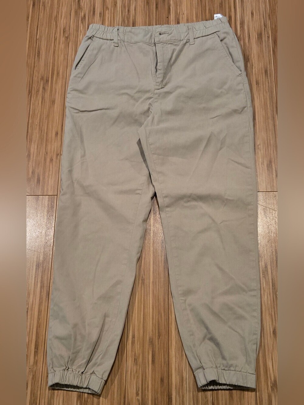 AG Women's Elastic Cuff Chino Pants - Tan